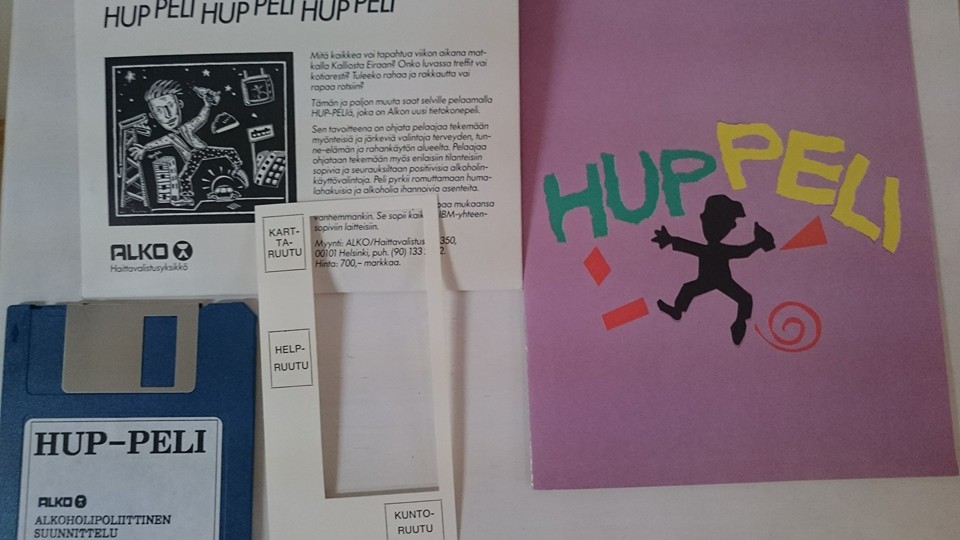 Huppeli, Alkon tietokonepeli